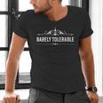 Jane Austens Hardly Bearable Book Quote Men's V-Neck T-Shirt Jane Austens Hardly Bearable Book Quote Men's V-Neck T-Shirt