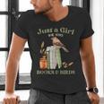 Just a Girl Who Loves Books And Birds Book Reading Bird Love Men's V-Neck T-Shirt Just a Girl Who Loves Books And Birds Book Reading Bird Love Men's V-Neck T-Shirt