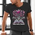 Just a Girl Who Loves Books Reading Book Butterfly Bookworm Men's V-Neck T-Shirt