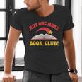 Just One More Book Club Bookish Hippie Men's V-Neck T-Shirt