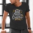 Just One More Chapter Bookish Book Reading Lover Heart Men's V-Neck T-Shirt
