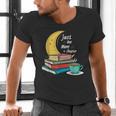 Just One More Chapter Love Book Reading Men's V-Neck T-Shirt Just One More Chapter Love Book Reading Men's V-Neck T-Shirt