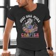 Just One More Chapter Skeleton Reading Book Bookworm Reader Men's V-Neck T-Shirt Just One More Chapter Skeleton Reading Book Bookworm Reader Men's V-Neck T-Shirt
