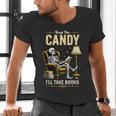 Keep The Candy I'Ll Take Books Halloween Men's V-Neck T-Shirt