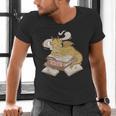 Be Kind Stay Weird Read Books Cute Dragon Men's V-Neck T-Shirt Be Kind Stay Weird Read Books Cute Dragon Men's V-Neck T-Shirt