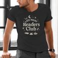 Late Night Readers Club Moon & Stars Book Lover Men's V-Neck T-Shirt Late Night Readers Club Moon & Stars Book Lover Men's V-Neck T-Shirt