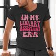 Librarian Assistant Shirt Books Reader Library Assistant Men's V-Neck T-Shirt