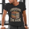 Librarians Do It By The Book Librarian Men's V-Neck T-Shirt