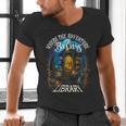 Library Where The Adventure Begins Book Reading Quote Men's V-Neck T-Shirt