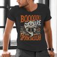 Library Halloween Book Lover Ghost With Books Men's V-Neck T-Shirt Library Halloween Book Lover Ghost With Books Men's V-Neck T-Shirt