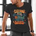 Lifting To Hold More Books Weightlifting Workout Bookish Men's V-Neck T-Shirt