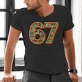 Literary 67 Bookshelf Six Seven Reading Meme Men's V-Neck T-Shirt