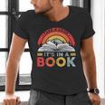 Take A Look It's In A Book Reading Book Vintage Rainbow Men's V-Neck T-Shirt Take A Look It's In A Book Reading Book Vintage Rainbow Men's V-Neck T-Shirt