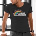 Take A Look It's In A Book Retro Reading Book Lover Men's V-Neck T-Shirt Take A Look It's In A Book Retro Reading Book Lover Men's V-Neck T-Shirt