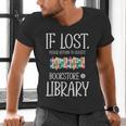 If Lost Please Return To Closest Bookstore Or Library Men's V-Neck T-Shirt If Lost Please Return To Closest Bookstore Or Library Men's V-Neck T-Shirt
