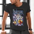 Marvel Universe Classic Dazzler Light Power Comic Book Cover Men's V-Neck T-Shirt