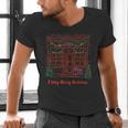 A Very Merry Bookmas Cozy Christmas Bookstore Holiday Cute Men's V-Neck T-Shirt