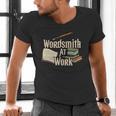 Wordsmith At Work Vintage Writer & Author Pen Book Lover Men's V-Neck T-Shirt