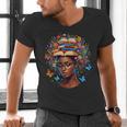 Month Honoring Past Inspiring Pride Melanin Book Men's V-Neck T-Shirt Month Honoring Past Inspiring Pride Melanin Book Men's V-Neck T-Shirt
