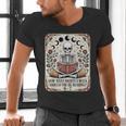 How Many Nights Reading Meme 6 7 Book Lover Men's V-Neck T-Shirt