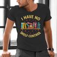 I Have No Shelf Control Librarian Books Reader Library Book Men's V-Neck T-Shirt