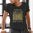 I Have No Shelf Control Vintage Botanical Books Graphic Men's V-Neck T-Shirt