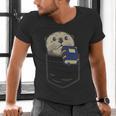 Otter Cute Read Reading Book Librarian Across America Kids Men's V-Neck T-Shirt