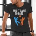 And It Came To Pass Book Of Mormon LDS Missionary Men's V-Neck T-Shirt