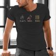 Plants Birds Books Lover Bird Watching Outfit For Bird Nerd Men's V-Neck T-Shirt Plants Birds Books Lover Bird Watching Outfit For Bird Nerd Men's V-Neck T-Shirt
