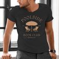Poolside Book Club Summer Reading Book Lover Swimming Shirt For Men Women Men's V-Neck T-Shirt