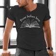 Prose Before Bros Book Lover Literary Reading Men's V-Neck T-Shirt