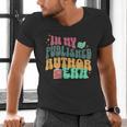 In My Published Author Era Cute Book Lover Writer Retro Tee Men's V-Neck T-Shirt