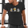 Raccoons Reading Books Raccoon Bookish Bookworm Raccoon Book Men's V-Neck T-Shirt Raccoons Reading Books Raccoon Bookish Bookworm Raccoon Book Men's V-Neck T-Shirt