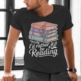 Rather Be Reading Book Lover Stack Men's V-Neck T-Shirt