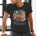 There Is No Such Thing As Too Many Books Reading Men's V-Neck T-Shirt There Is No Such Thing As Too Many Books Reading Men's V-Neck T-Shirt