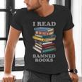 I Read Banned Books Bookworm Men's V-Neck T-Shirt