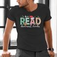 Read Banned Books Christmas Holiday Men's V-Neck T-Shirt Read Banned Books Christmas Holiday Men's V-Neck T-Shirt