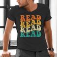 Read Read Read Read Book Lover Reading Bookworm Reader Men's V-Neck T-Shirt