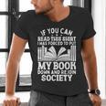 If You Can Read This For Book Lovers Reading Men's V-Neck T-Shirt If You Can Read This For Book Lovers Reading Men's V-Neck T-Shirt