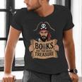 Read Book Reader Library Reading Librarian Pirate Bookworm Men's V-Neck T-Shirt Read Book Reader Library Reading Librarian Pirate Bookworm Men's V-Neck T-Shirt
