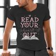 Read Your Heart Out Book Adventures In Pages Men's V-Neck T-Shirt Read Your Heart Out Book Adventures In Pages Men's V-Neck T-Shirt