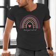 Read Your Heart Out Rainbow Teacher Reading Books Lover Men's V-Neck T-Shirt Read Your Heart Out Rainbow Teacher Reading Books Lover Men's V-Neck T-Shirt