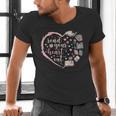 Read Your Heart Out Valentines Teacher Reading Book Lover Men's V-Neck T-Shirt Read Your Heart Out Valentines Teacher Reading Book Lover Men's V-Neck T-Shirt