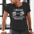 I Read Reading Book Librarian Across America Men Women Kids Men's V-Neck T-Shirt