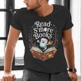 Read S'More Books Camping Outdoors Travel Campfire Men's V-Neck T-Shirt Read S'More Books Camping Outdoors Travel Campfire Men's V-Neck T-Shirt
