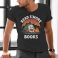 Read S'More Books Cute Campfire Reading Book Lovers Men's V-Neck T-Shirt Read S'More Books Cute Campfire Reading Book Lovers Men's V-Neck T-Shirt