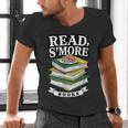 Read S'More Books Marshmallow Reading Smores Men's V-Neck T-Shirt