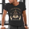A Well Read Woman Is A Dangerous Creature Reading Book Lover Men's V-Neck T-Shirt