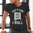 Reader Librarian Library This Is How I Roll Book Cart Meme Men's V-Neck T-Shirt Reader Librarian Library This Is How I Roll Book Cart Meme Men's V-Neck T-Shirt
