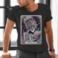 The Reader Tarot Card Women Book Lover Librarian Read Men's V-Neck T-Shirt The Reader Tarot Card Women Book Lover Librarian Read Men's V-Neck T-Shirt